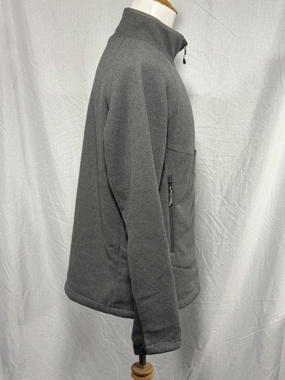 The North Face Jacket Mens XL Chimborazo Full Zip Gray Fleece Lined Outdoor - Picture 2 of 15